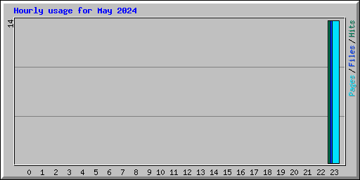 Hourly usage for May 2024